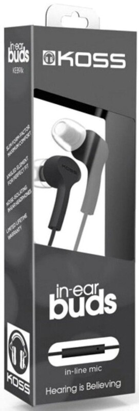 Гарнітура KOSS KEB9iK Mic Black (192526.101)