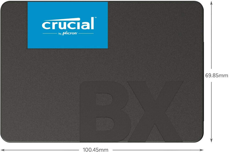 Накопичувач SSD 2TB Crucial BX500 2.5" SATAIII 3D NAND TLC (CT2000BX500SSD1)