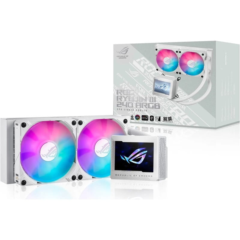 Система водяного охлаждения Asus ROG Ryujin III 240 ARGB White Edition (90RC00K2-M0UAY0)
