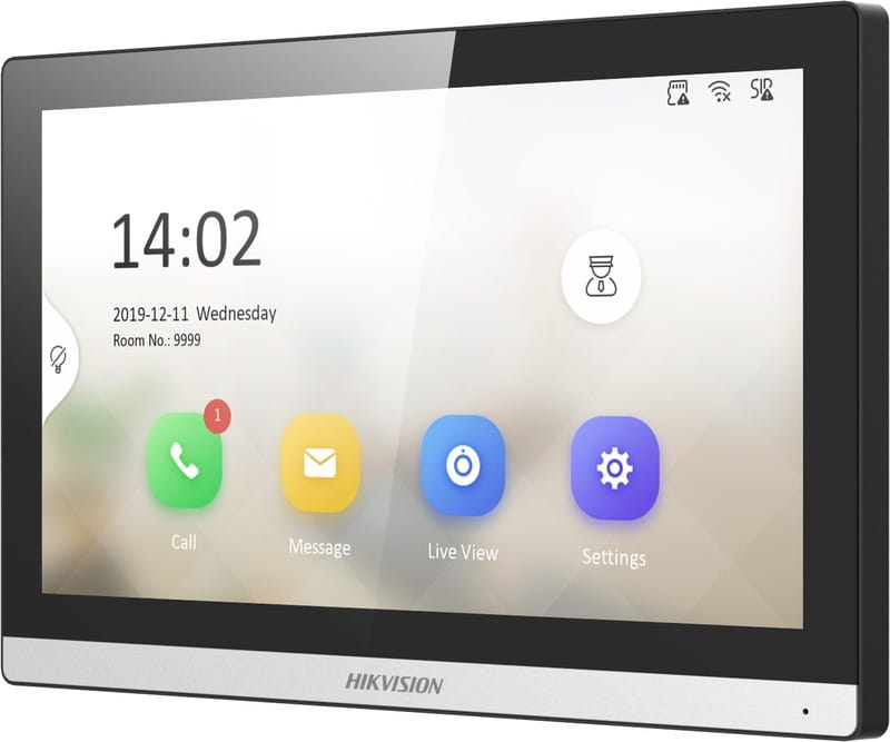 IP-відеодомофон Hikvision DS-KH6350-WТE1 White