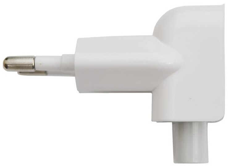 Переходник IEC C7 - EU для блоков питания Apple White (2000985553445)