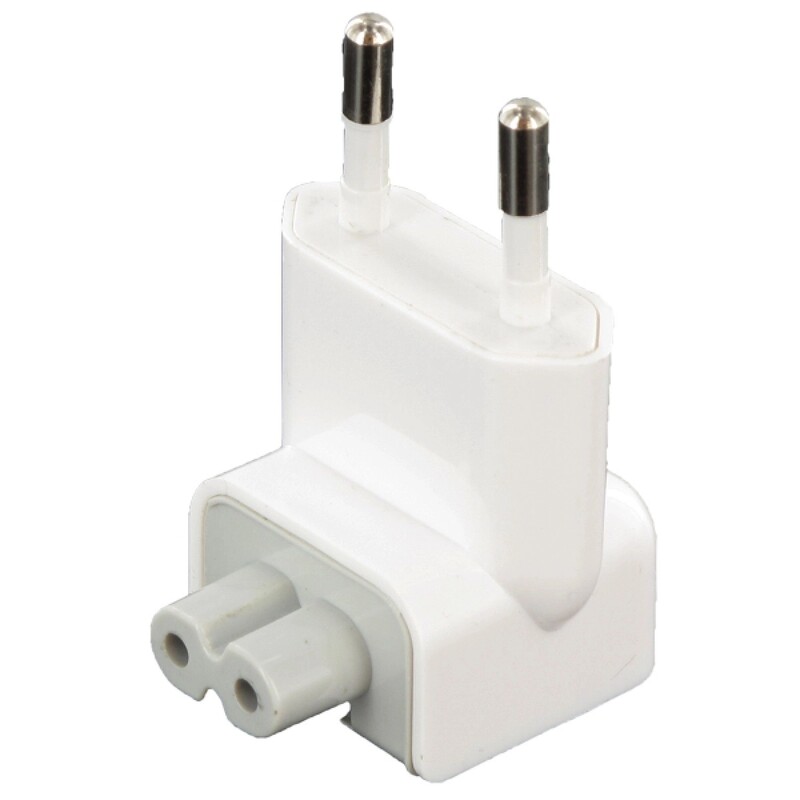 Переходник IEC C7 - EU для блоков питания Apple White (2000985553445)