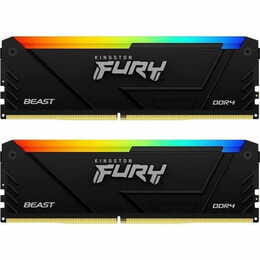Модуль памяти DDR4 2x8GB/3600 Kingston Fury Beast RGB Black (KF436C17BB2AK2/16)