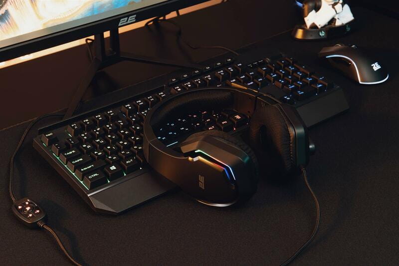 Гарнитура 2E Gaming HG315 RGB USB 7.1 Black (2E-HG315BK-7.1)