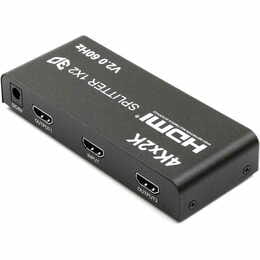 Сплиттер PowerPlant (CA912476) HDMI - 2xHDMI, черный
