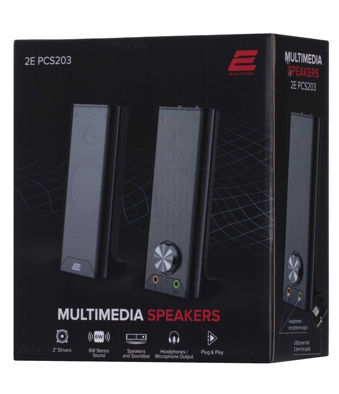 Акустична система 2E PCS203 Black (2E-PCS203BK)