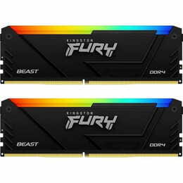 Модуль пам`ятi DDR4 2x32GB/3200 Kingston Fury Beast RGB Black (KF432C16BB2AK2/64)
