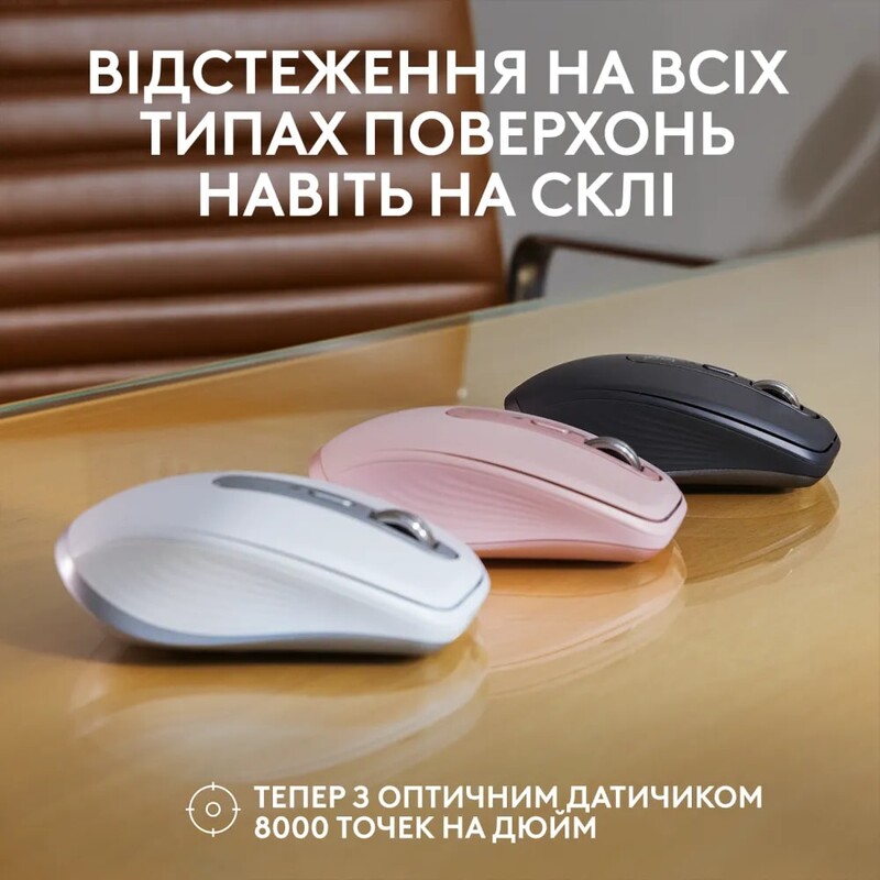 Мышь беспроводная Logitech MX Anywhere 3S Rose (910-006931)