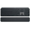 Фото - Клавiатура бездротова Logitech MX Keys S Plus Palm Rest Graphite (920-011589) | click.ua