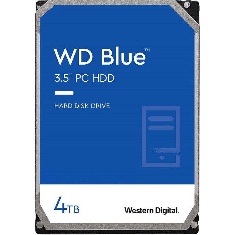 Накопитель HDD SATA 4.0TB WD Blue 5400rpm 256MB (WD40EZAX)