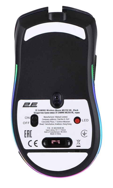 Мышь беспроводная 2E Gaming MG350 WL Black (2E-MG350UB-WL)