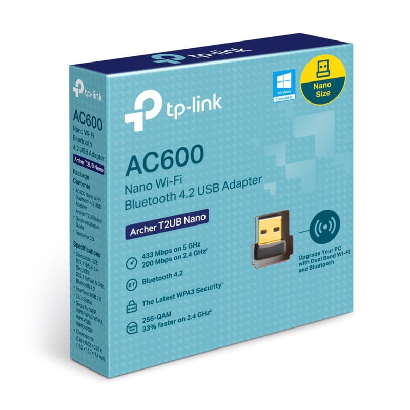 Беспроводной адаптер TP-Link Archer T2UB Nano