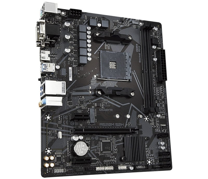 Материнская плата Gigabyte A520M S2H Socket AM4