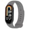 Фото - Силіконовий ремінець BeCover для Xiaomi Mi Smart Band 8 Steel Gray (709397) | click.ua