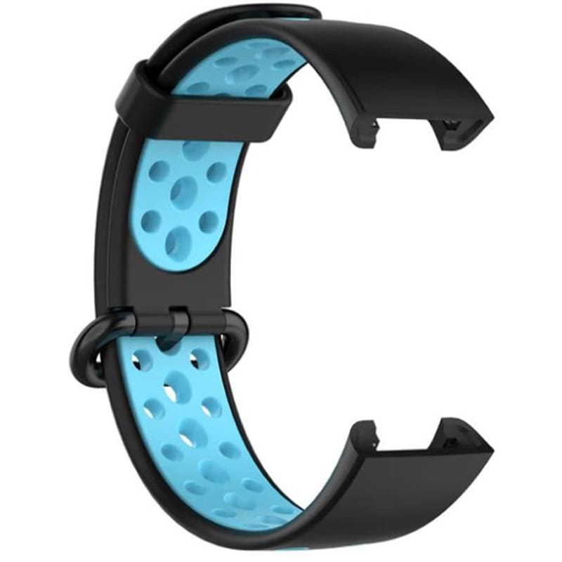 Ремешок BeCover Vents Style для Xiaomi Redmi Smart Band 2 Black-Blue (709421)