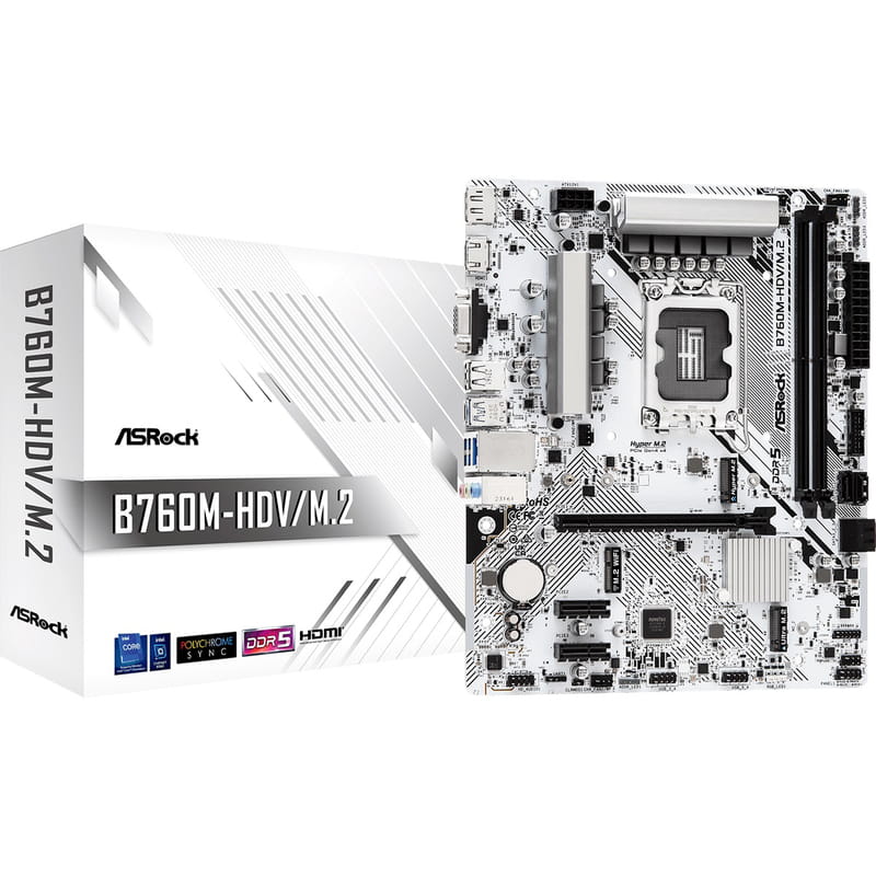 Материнская плата ASRock B760M-HDV/M.2 Socket 1700
