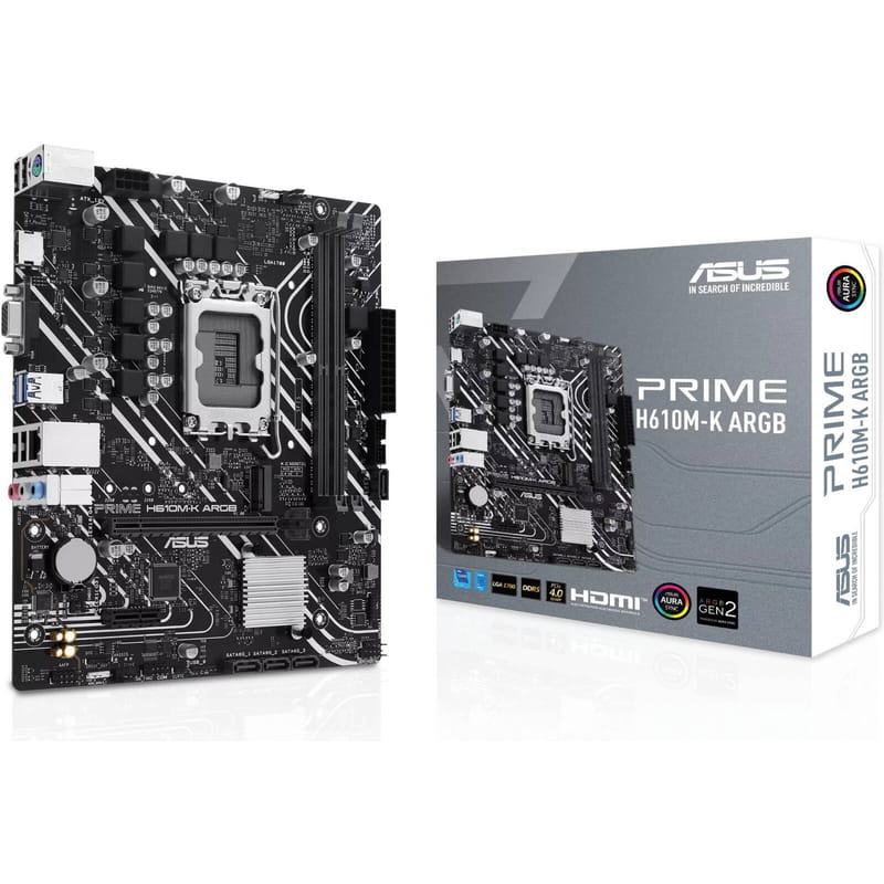 Материнская плата Asus Prime H610M-K ARGB Socket 1700