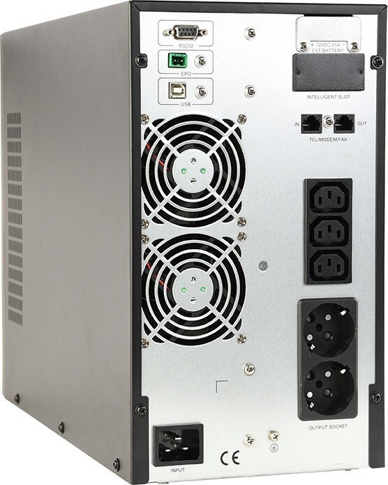 ИБП EnerGenie EG-UPSO-2000 2000VA, Line Int., AVR, 3xIEC+2xSchuko, металл