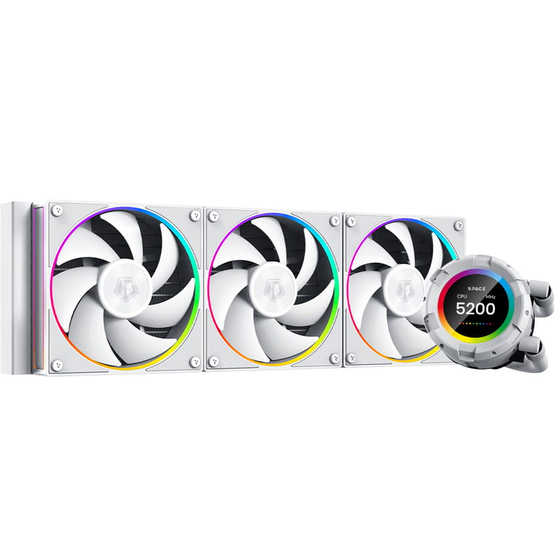 Система водяного охолодження ID-Cooling Space LCD SL360 White