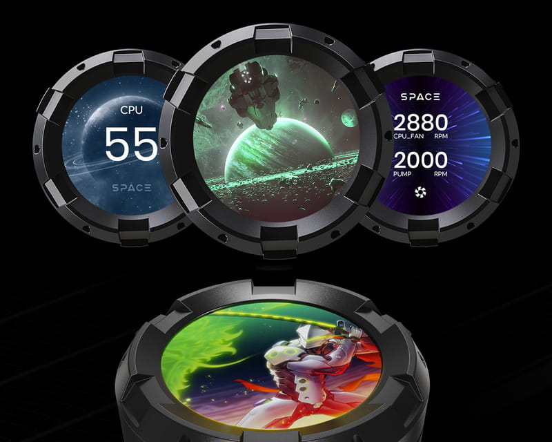 Система водяного охолодження ID-Cooling Space LCD SL360