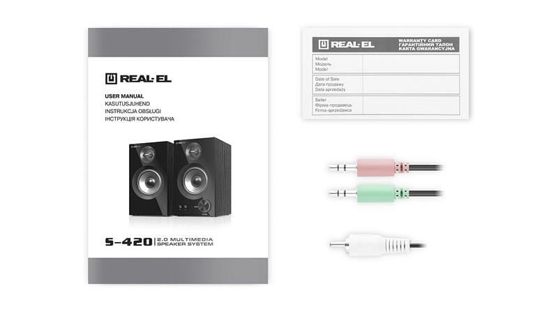 Акустическая система REAL-EL S-420 Black