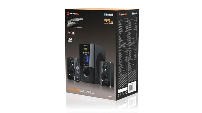 Акустическая система REAL-EL M-555 Black