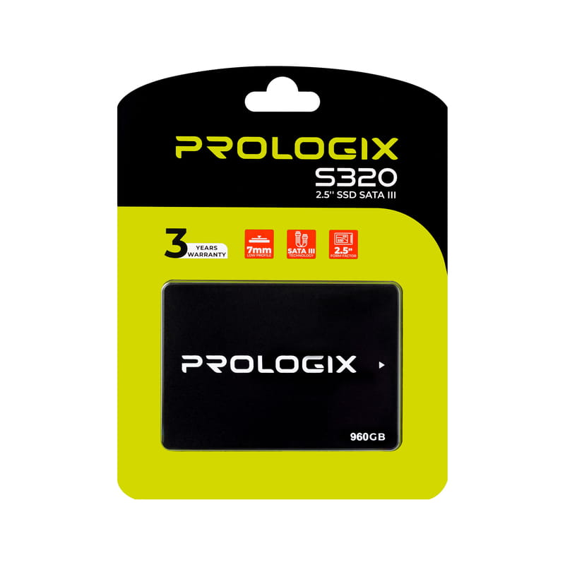 Накопичувач SSD  960GB Prologix S320 2.5" SATAIII 3D TLC (PRO960GS320)