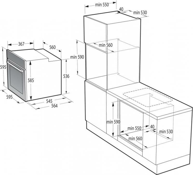 Духовой шкаф Gorenje BO6737E02X