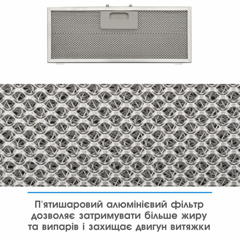 Витяжка Eleyus Urban 700 LED 52 BL