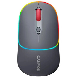 Миша бездротова Canyon MW-22 Dual Band RGB Wireless Dark Grey (CNS-CMSW22DG)