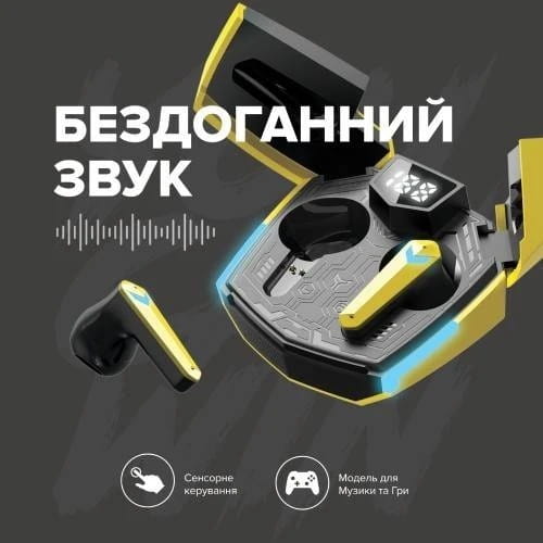 Bluetooth-гарнитура Canyon Doublebee GTWS-2 Gaming Black (CND-GTWS2B)