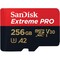 Фото - Карта пам`ятi MicroSDXC 256GB UHS-I U3 R200/W140MB/s SanDisk Extreme Pro V30 + SD-адаптер (SDSQXCD-256G-GN6MA) | click.ua