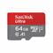 Фото - Карта пам`ятi MicroSDXC 64GB UHS-I Class 10 SanDisk Ultra A1 R140MB/s + SD-adapter (SDSQUAB-064G-GN6MA) | click.ua