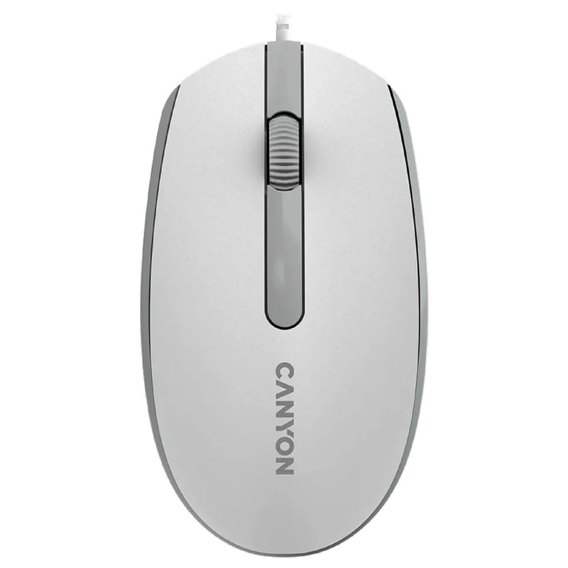 Миша Canyon M-10 USB White Grey (CNE-CMS10WG)
