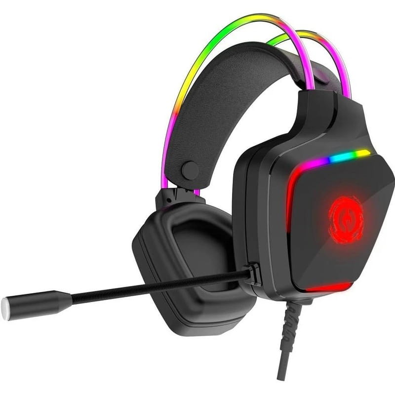 Гарнитура Canyon Darkless GH-9A Gaming 3.5 мм RGB Black (CND-SGHS9A)