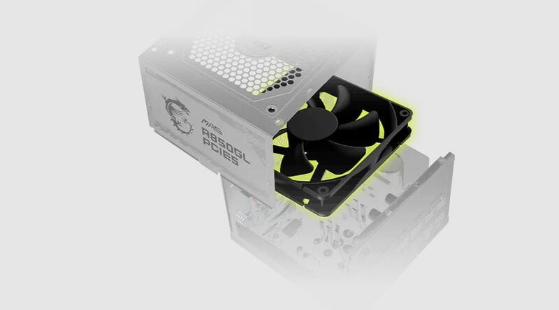 Блок питания MSI MAG A850GL PCIE5 White 850W