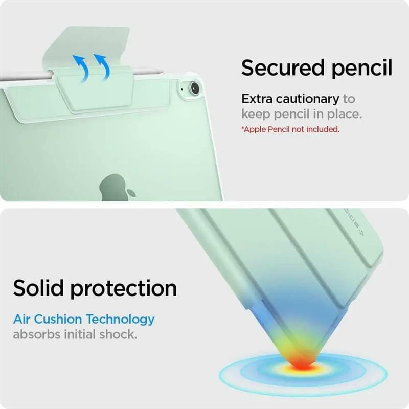 Чохол-книжка Spigen Ultra Hybrid Pro для Apple iPad Air 10.9" (2020 / 2022) Green (ACS02700)