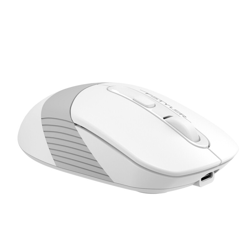 Миша бездротова A4Tech Fstyler FG10CS Air Grayish White