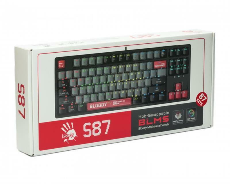Клавіатура Bloody S87 Energy Red
