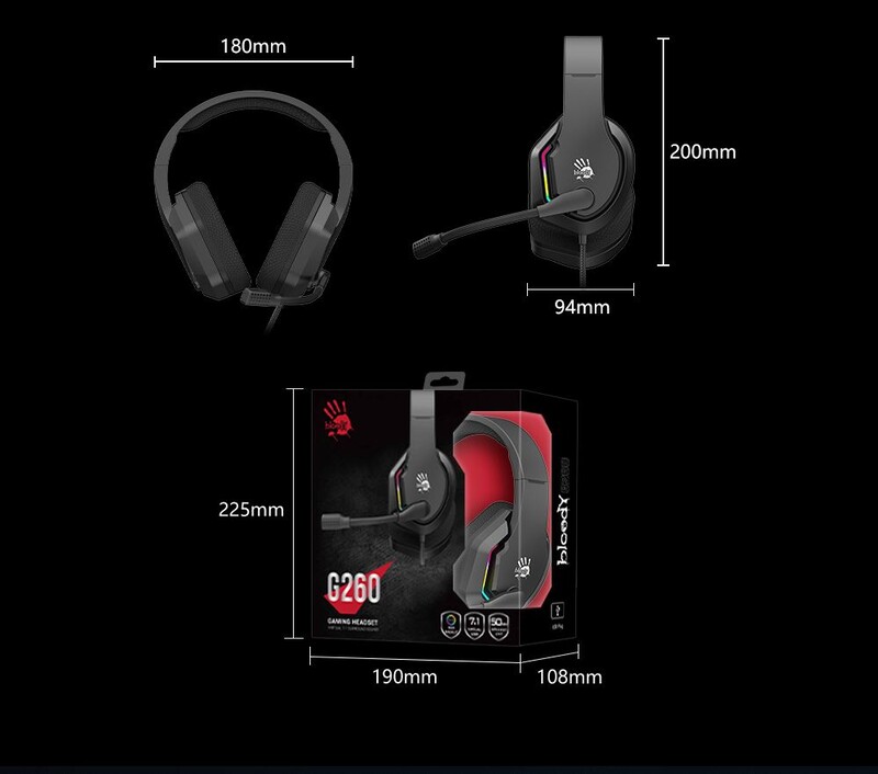 Гарнитура Bloody G260 Black