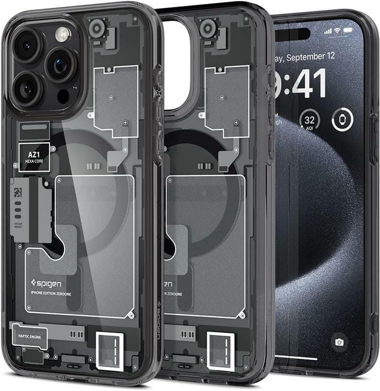Чохол-накладка Spigen Ultra Hybrid MagFit для Apple iPhone 15 Pro Zero One (ACS06721)