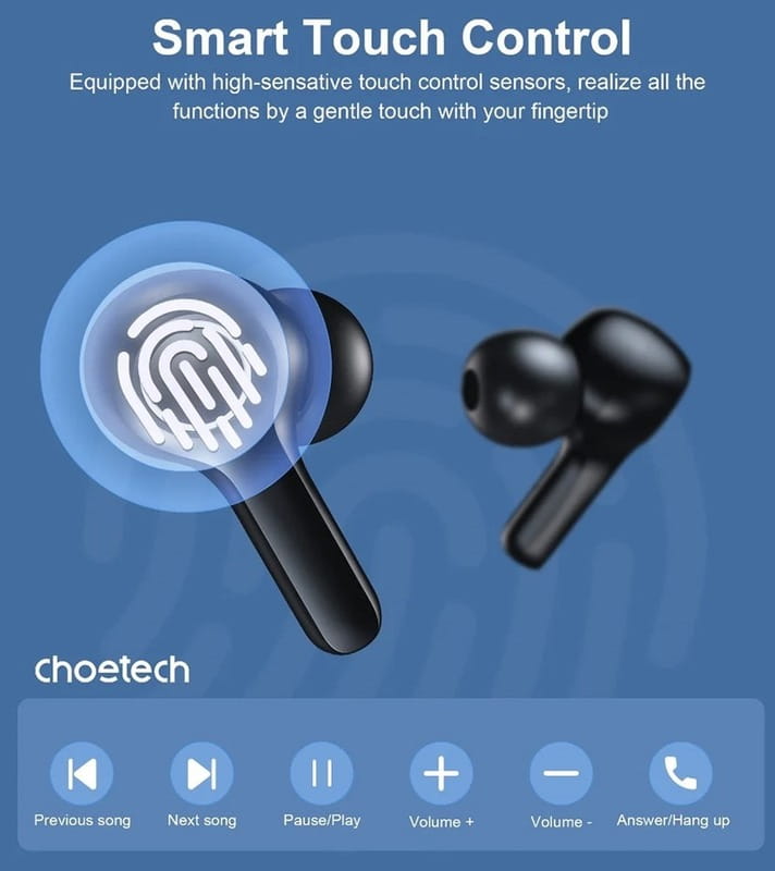Bluetooth-гарнитура Choetech BH-T06 TWS bluetooth