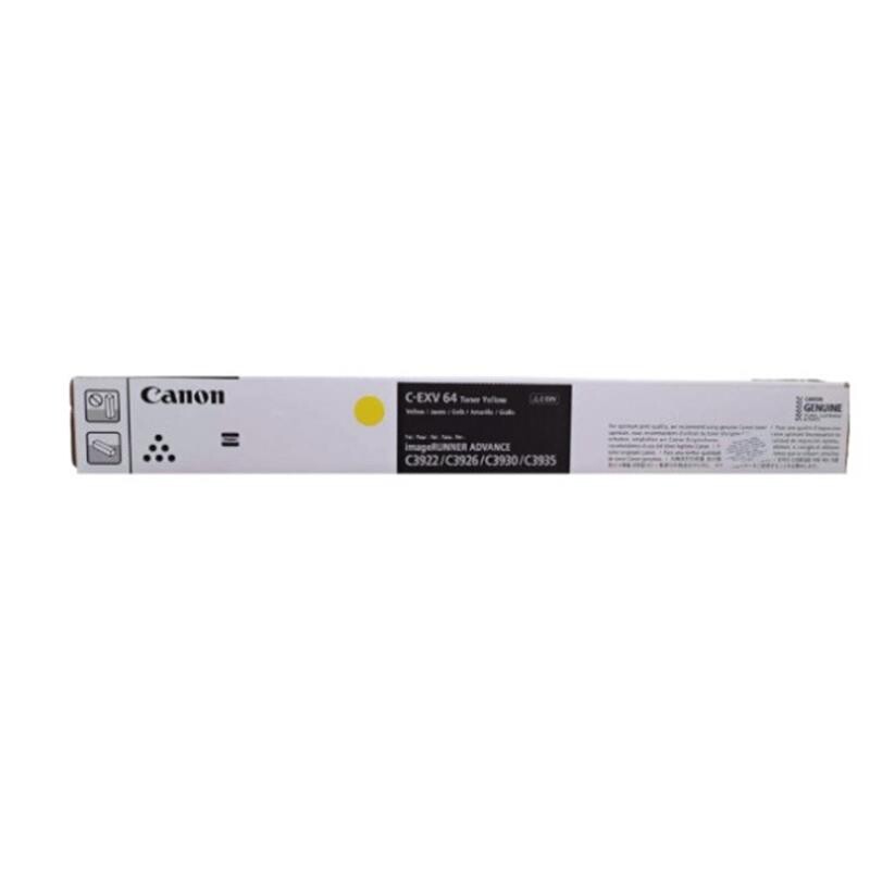 Тонер-картридж Canon (C-EXV64) IRC3922 Yellow (5756C002AA)