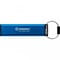 Фото - Флеш-накопичувач USB3.2 128GB Kingston IronKey Keypad 200 Type-A Blue (IKKP200/128GB) | click.ua