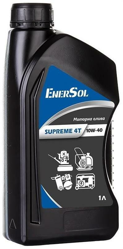 Масло напівсинтетичне моторне EnerSol Supreme-4T 10W40, 1 літр