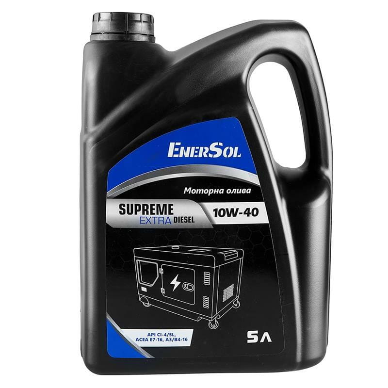 Олива напівсинтетична моторна для дизельних двигунів EnerSol Supreme 10W40, 5 літрів (SUPREME-DIESEL10W-40_5L)