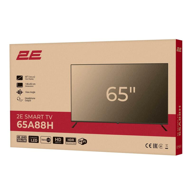 Телевiзор 2E 2E-65A88H
