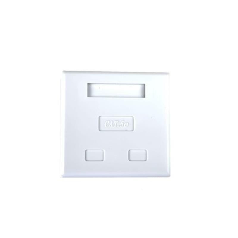 Розетка EServer (WT-2015A) 2хRJ-45, Cat5Е, зовнішня, білий