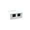 Фото - Розетка EServer (WT-2015A) 2хRJ-45, Cat5Е, зовнішня, білий | click.ua