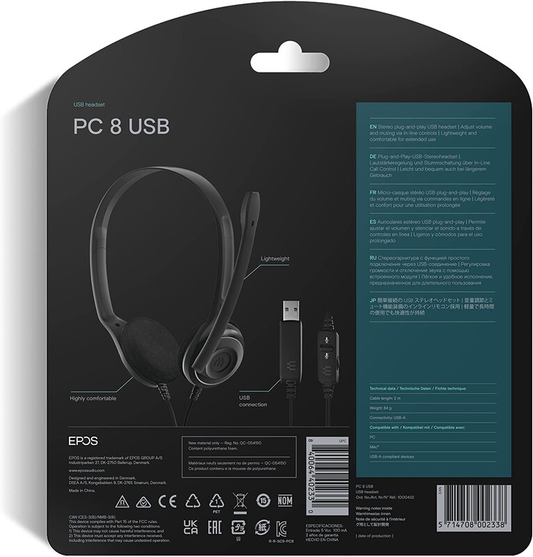 Гарнитура Epos PC 8 Chat (1000432)